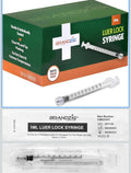1mL Luer Lock Syringe (No Needle)